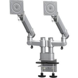 Goldtouch EGDF-302D Mounting Kits Goldtouch Dynafly Egdf Mounting Arm For Monitor, Lcd Tv - Silver - Height Adjustable - 2 Display(s)  Egdf302d 183238000438