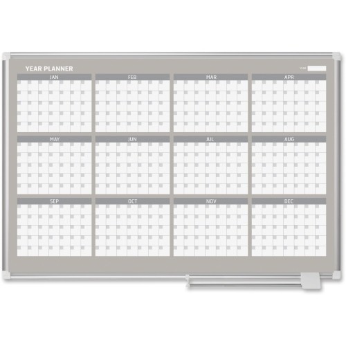 Mastervision GA05106830 Calendars & Planners 48" 12-month Calendar Planning Board BVCGA05106830 560375007481