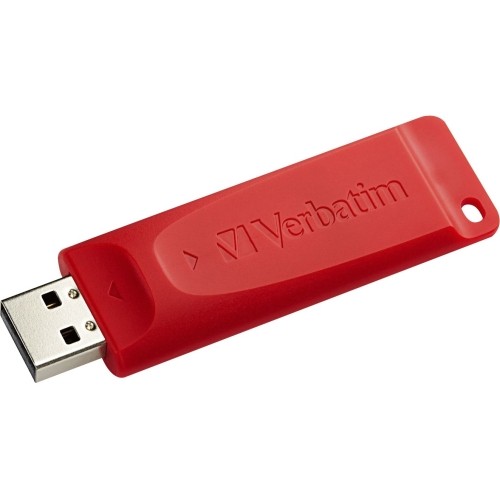 Verbatim 98525 Flash Drives 128gb Store 'n' Go Usb Flash Drive - Red 044769902106