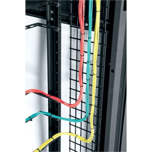 Middle Atlantic LACE-WB6-42 Cable Management Middle Atlantic Wire Grid Lace, 42 Ru, 6"w - Cable Lacing Panel - Black - 42u Rack Height - Steel (l Lacewb642 656747208751