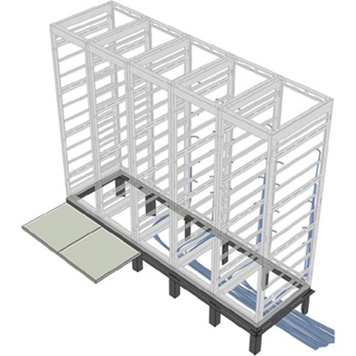 Middle Atlantic RIB-2-SNE24-36 Rack Equipment Middle Atlantic 2 Bay Riser Base For 36 Inch Deep For Sne Racks, 24 Inches Wide Racks - Floor Standi Rib2sne2436 656747223907