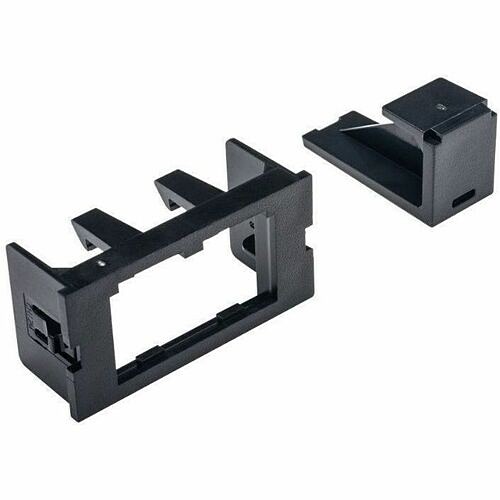 Panduit CHI2MBL-X Faceplates & Mounting Boxes Pannet Mini-com Chi2mbl-x Faceplate Insert - 2 X Total Number Of Socket(s) - Floor Mount - Black - P Chi2mblx 074983844852