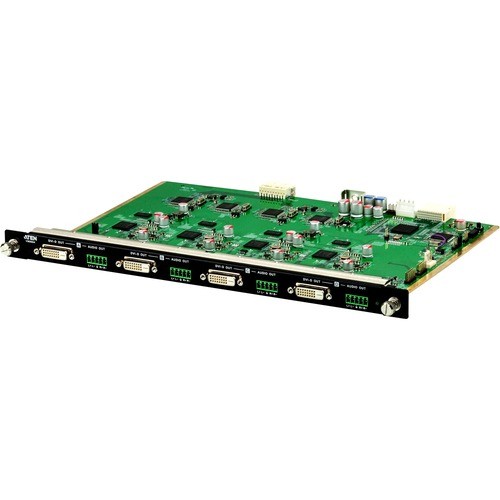 Aten VM8604 Miscellaneous Devices Aten Vm8604 4-port Dvi Output Board With Scaler - 9.4" Width X 0.9" Height X 13.9" Length - 1 - Meta 672792005367