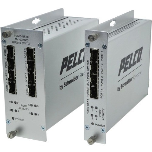 Pelco FUMS-GFX8 Switches & Bridges Pelco Fums-gfx8 Ethernet Switch - Gigabit Ethernet - 10/100/1000base-tx - 2 Layer Supported - Modula Fumsgfx8 700880322994