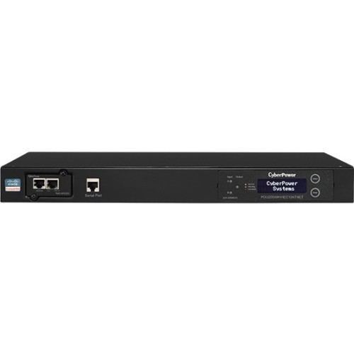 CyberPower PDU20SWHVIEC10ATNET PDUs Cyberpower Pdu20swhviec10atnet 200 - 240 Vac 20a Switched Ats Pdu - 10 Outlets, 10 Ft, 2 X Iec-320 C 649532610846