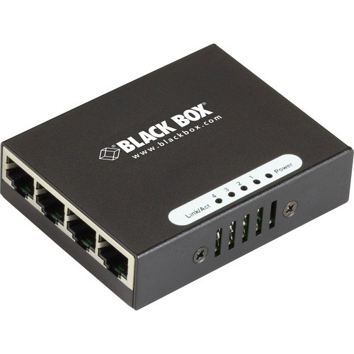 Black Box LGB304A Switches & Bridges Black Box 4pt Gb Swt Rj45 - Gigabit Ethernet (1000-mbps) Switch - (4) 10/100/1000-mbps Copper Rj45 ( 013269146464
