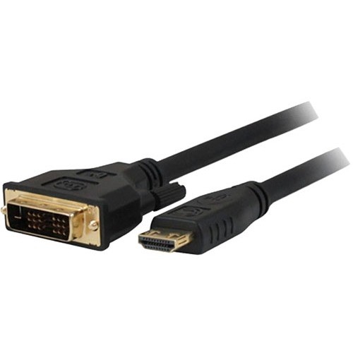 Comprehensive Cable HD-DVI-6PROBLK Cables Pro Av/it Series Hdmi To Dvi 26 Awg Cable 6ft Hddvi6problk 818242250400