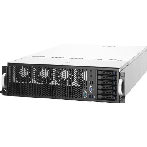Asus Esc8000 G3 Barebone System 3u Rack Mountable Intel C612 Chipset Socket Lga 11 V3 2 X Processor Support 1 50 Tb Ddr4 Sdram Ddr4 2133 Pc4 Maximum Ram Support Serial