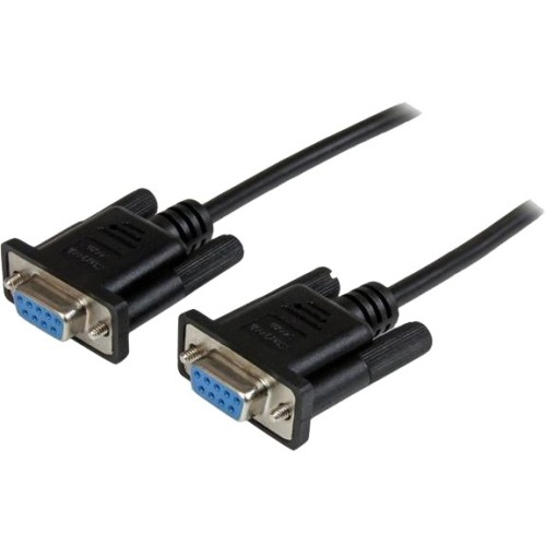 Startech SCNM9FF2MBK Cables 2m Black Db9 Rs232 Serial Null Modem Cable F/f 065030859585