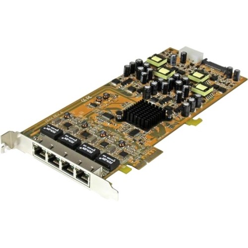 Startech ST4000PEXPSE Network Cards 4 Port Gigabit Power Over Ethernet Pcie Network Card - Pse / Poe Pci Express Nic 065030855150