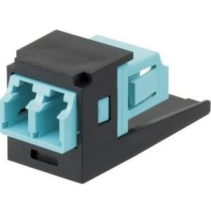 Panduit CMDSAQLCZBL Connector Adapters Panduit Fiber Optic Network Adapter - 1 Pack - 2 X Lc Network Female - 2 X Lc Network Female - Black 074983539994