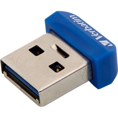 Verbatim 98711 Flash Drives 64gb Store 'n' Stay Nano Usb 3.2 Gen 1 Flash Drive - Blue 239429871162