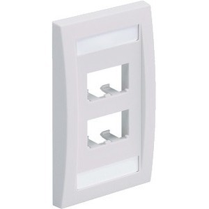 Panduit CFPE4BLY Faceplates & Mounting Boxes Panduit Cfpe4bly Faceplate - 4 X Total Number Of Socket(s) - 1-gang - Black - Acrylonitrile Butadien 074983033362