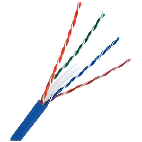 Comprehensive Cable CAT6ASHB-1000 Cables Cat6a 650 Mhz Shielded Solid Blue Bulk Cable 1000ft Cat6ashb1000 808447072433