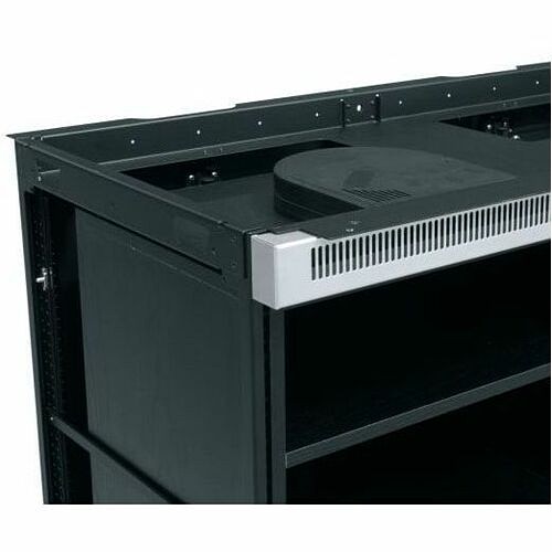 Middle Atlantic C5-VENT2-BK Rack Equipment Middle Atlantic C5 Credenza Series 2-bay Credenza Air Vent - Flat Black - C5 Credenza Frame Air Vent C5vent2bk 656747220050