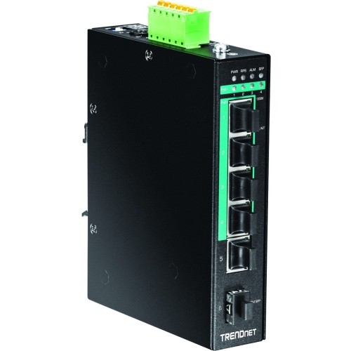 Trendnet TI-PG541 Switches & Bridges 5-port Hardened Industrial Gigabit Poe+ Din-rail Switch Tipg541 097334211356