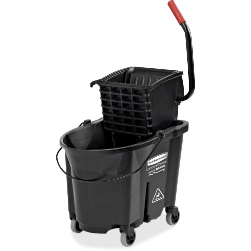 Rubbermaid 1863896 Uncategorized Wavebrake 2.0 Bucket/wringer Combos, Side-press, 35 Qt, Plastic, Black (1863896) (rcpfg1863896) RCPFG1863896 
