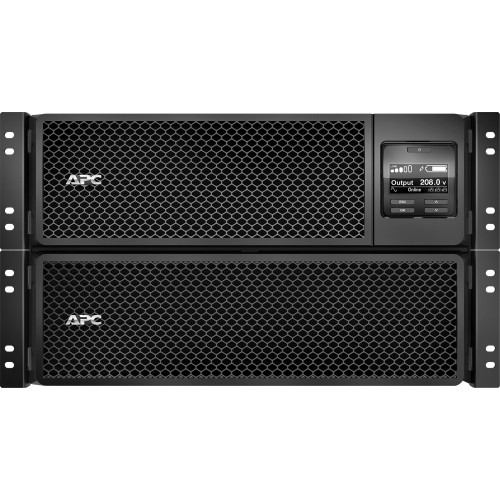 Apc Schneider SRT10KRMXLT UPS General Purpose Apc Smart-ups On-line, 10kva/10kw, Rackmount 6u, 208v, 4x L6-20r+2x L6-30r Nema Outlets, Network Car 731304292692