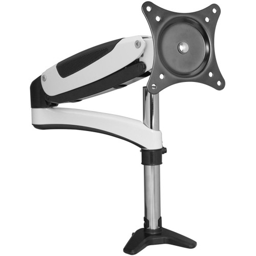 Siig CE-MT1H12-S1 Mounting Kits Full-motion Easy Access Single Monitor Desk Mount - White - 15" To 27" Screen Support - 17.60 Lb Loa Cemt1h12s1 662774021607
