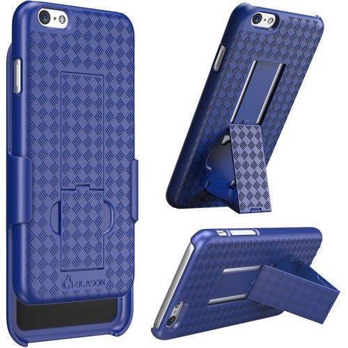 I-Blason 55-TRANS-BLUE Carrying Cases I-blason Transformer 55-trans-blue Carrying Case (holster) Apple Iphone Smartphone - Blue - Shatter  55transblue 796762319923