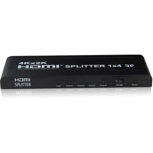 4xem 4XHDMI44K2K Signal Splitters/Amplifiers 4 Port Hdmi Splitter Supports3d 4k/2k 873791011001