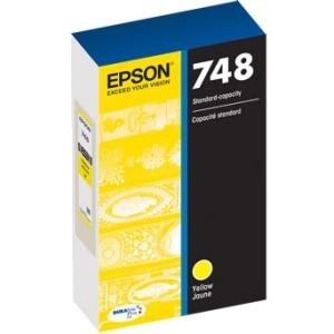 Epson T748420 Toners & Ink Cartridges 748 Yellow Ink Cartridge (t748420) 818240253465