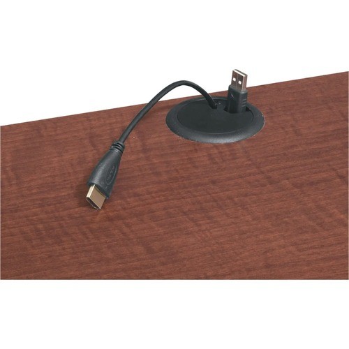 Middle Atlantic C5-CG-V Cable Management Middle Atlantic C5 Credenza Cable Grommet For Veneer Wood Kits - Grommet - Black - Veneer (c5-cg-v) C5cgv 656747236679