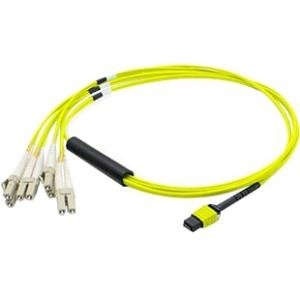 Addon ADD-MPO-4LC2M5OM4 Cables Addon 2m Mpo (female) To 8xlc (male) 8-strand Aqua Om4 Fiber Fanout Cable - 100% Compatible And Guar Addmpo4lc2m5om4 821455444184