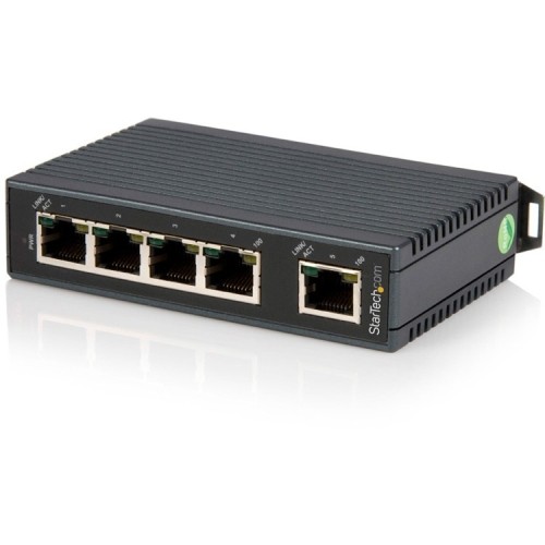 Startech IES5102 Switches & Bridges 5-port Industrial Ethernet Switch - Din Rail Mountable 065030859745