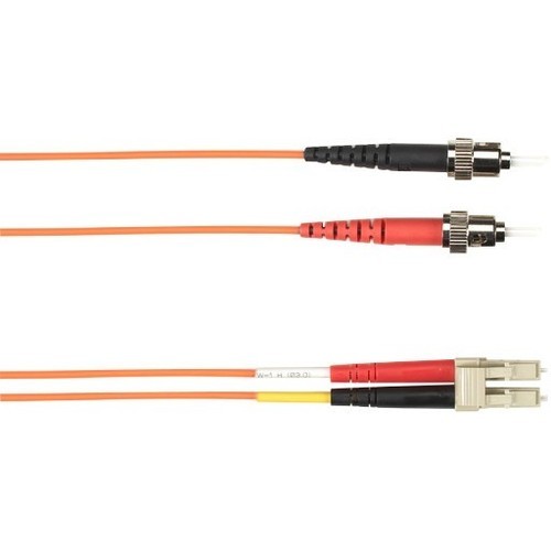 Black Box FOCMP62-003M-STLC-OR Cables 3-m, St-lc, 62.5-micron, Multimode, Plenum, Orange Fiber Optic Cable Focmp62003mstlcor 822088073604