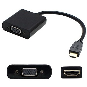 Addon 0B47069-AO Cables Lenovo 0b47069 Compatible Hdmi 1.3 Male To Vga Female Black Active Adapter For Resolution Up To 1920 0b47069ao 821455276877