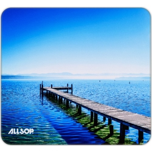 Allsop 30868 Wrist/Mouse Pads Allsop Naturesmart Image Mousepad - Pier - (30868) - Pier - 0.10" X 8.50" Dimension - Natural Rubber 728072155809