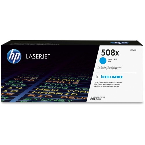 Hp CF361X Toners & Ink Cartridges 508x High Yield Original Cyan Laserjet Toner Cartridge (~9,500 Pages) 888793237618