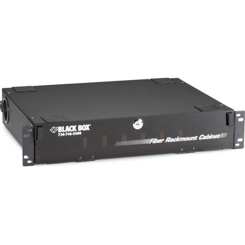 Black Box JPM418A-R5 Rack Equipment Black Box Rackmount Fiber Enclosure - 2u, 6-panel - For Patch Panel, Adapter Panel - 2u Rack Height  Jpm418ar5 993246779239