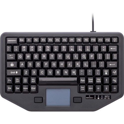 Ikey IK-TR-911-RED Keyboards & Keypads Ikey Ik-tr-911 Full Travel Keyboard With Attachment Versatility - Cable Connectivity - Usb Interface Iktr911red 