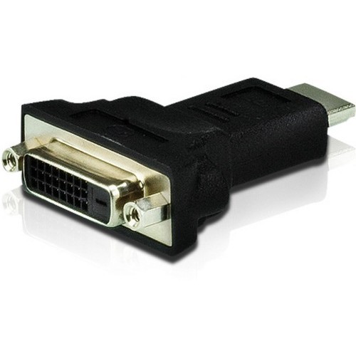Aten 2A-128G Connector Adapters Aten Hdmi To Dvi Converter - 1 X Hdmi Digital Audio/video Male - 1 X 25-pin Dvi-d Digital Video Fema 2a128g 783555209530
