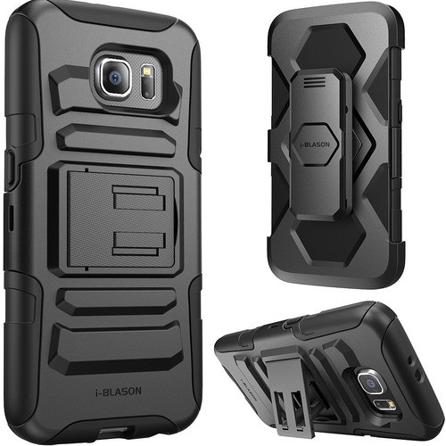 I-Blason S6-PRIME-BLACK Carrying Cases I-blason Prime Carrying Case (holster) Smartphone - Black - Shock Resistant, Impact Resistant - Poly S6primeblack 658551821232