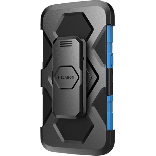 I-Blason S6-PRIME-BLUE Carrying Cases I-blason Prime Carrying Case (holster) Smartphone - Blue - Shock Resistant, Impact Resistant - Polyc S6primeblue 658551821249