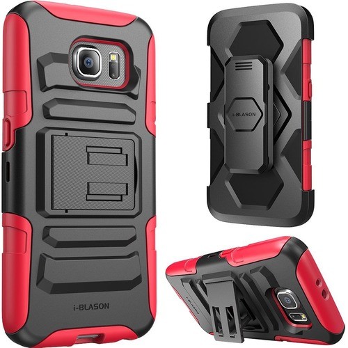 I-Blason S6-PRIME-RED Carrying Cases I-blason Prime Carrying Case (holster) Smartphone - Red - Shock Resistant, Impact Resistant - Polyca S6primered 658551821256