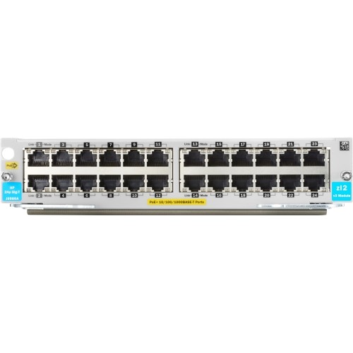 Aruba Networks J9986A Switch Modules Hpe 5400r 24-port 10/100/1000base-t Poe+ With Macsec V3 Zl2 Module - For Data Networking - 24 X Rj-4 818214851673