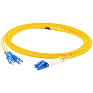 Addon ADD-SC-LC-4M9SMF Cables Addon 4m Lc (male) To Sc (male) Yellow Os2 Duplex Fiber Ofnr (riser-rated) Patch Cable - 100% Compat Addsclc4m9smf 821455320587