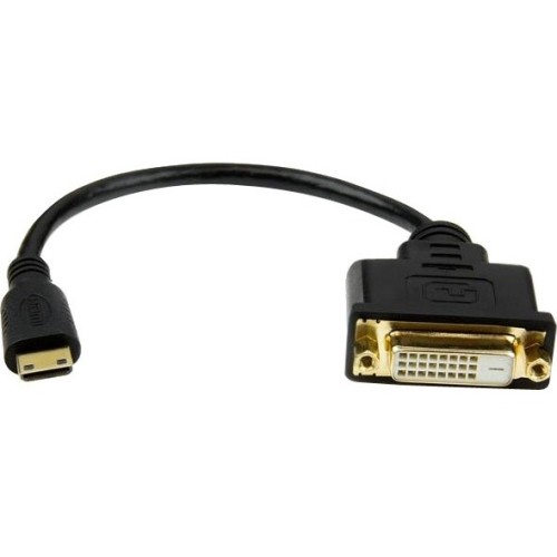 Startech HDCDVIMF8IN Cables Mini Hdmi To Dvi-d Adapter M/f - 8in 065030861380