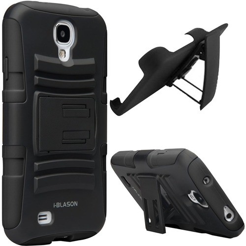 I-Blason S4A-PRIME-BLACK Carrying Cases I-blason Prime Carrying Case (holster) Smartphone - Black - Shock Absorbing, Impact Resistant, Drop  S4aprimeblack 6951678576219