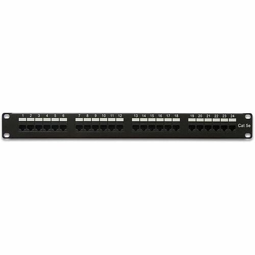 Kendall Howard, Inc PPC5E-24PT-1U Patch Panels Unirise Network Patch Panel - 24 Port(s) - 24 X Rj-45 - 1u High - Black - Rack-mountable (ppc5e-24pt Ppc5e24pt1u 893339059128