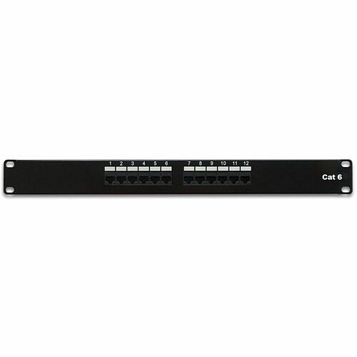 Kendall Howard, Inc PPC6-12PT-1U Patch Panels Unirise Network Patch Panel - 12 Port(s) - 12 X Rj-45 - 1u High - Rack-mountable (ppc6-12pt-1u) Ppc612pt1u 886201193891