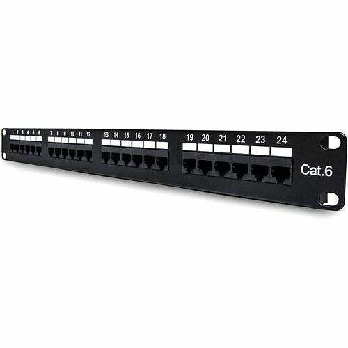 Kendall Howard, Inc PPC6-24PT-1U Patch Panels Unirise Network Patch Panel - 24 Port(s) - 24 X Rj-45 - 1u High - Rack-mountable (ppc6-24pt-1u) Ppc624pt1u 893339037164