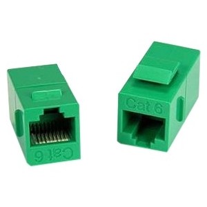 Kendall Howard, Inc C6-CPLR-GRN Connector Adapters Unirise Cat6 Rj45 Keystone In-line Coupler, Green - 1 X Rj-45 Network Female - 1 X Rj-45 Network Fem C6cplrgrn 893339063439