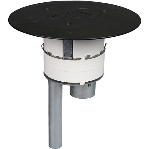 Middle Atlantic 4FFATC15BK Miscellaneous Devices Wiremold 4ffatc15 Flush Furniture Feed Poke-thru Assembly - Poke Thru Device - Black - Aluminum - Ta 786564085300