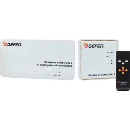 Gefen EXT-WHD-1080P-LR Video Consoles/Extenders Gefen Video Console/extender - 2 Input Device - 1 Output Device - 100 Ft Range - 3 X Usb - 2 X Hdmi  Extwhd1080plr 888814159639