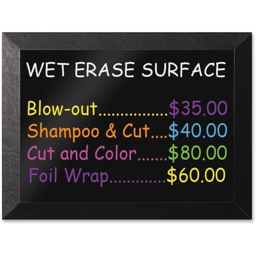 Mastervision MM07151620 Erase Boards Kamashi Black Wet Erase Personal Board BVCMM07151620 603750055629